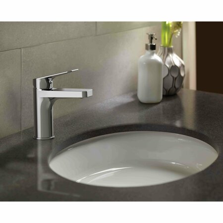 Toto Oberon S Single Handle 0.5 GPM High-Efficiency Bathroom Sink Faucet Polished Chrome TL363SDA05R#CP